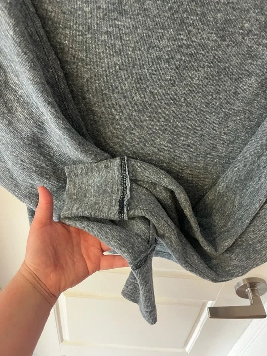 We The Free by Free People | Heathered Gray Cowl Neck Dolman Sweater Oversized - Picture 6 of 9